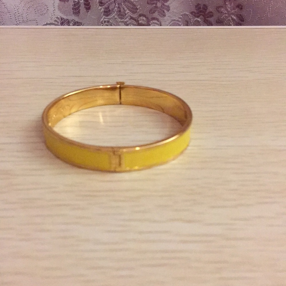 Kate Spade Yellow color enamel gold plated bracelet - Picture 3 of 9